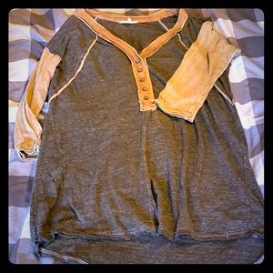 Gilded intent distressed shirt from the buckle